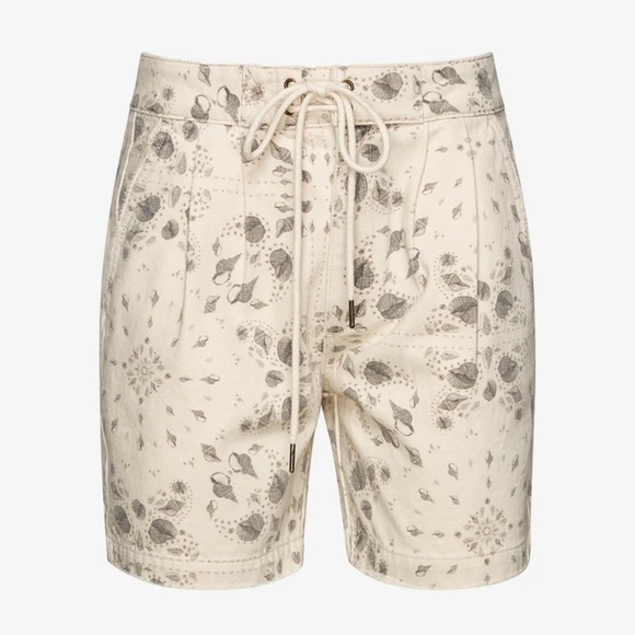 NWT Ser O Ya Pleated Tyler Shorts Shell Bandana Cruise Vacation Sz 30 - Picture 1 of 13